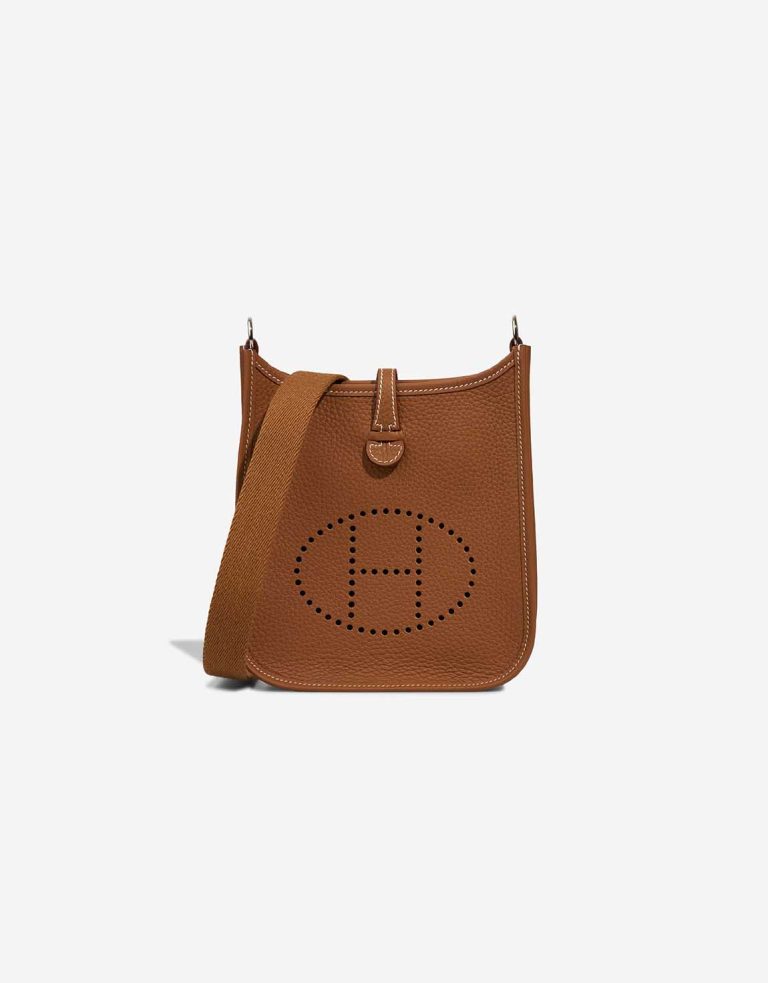 Hermès Evelyne 16 Clémence Gold Front | Sell your designer bag