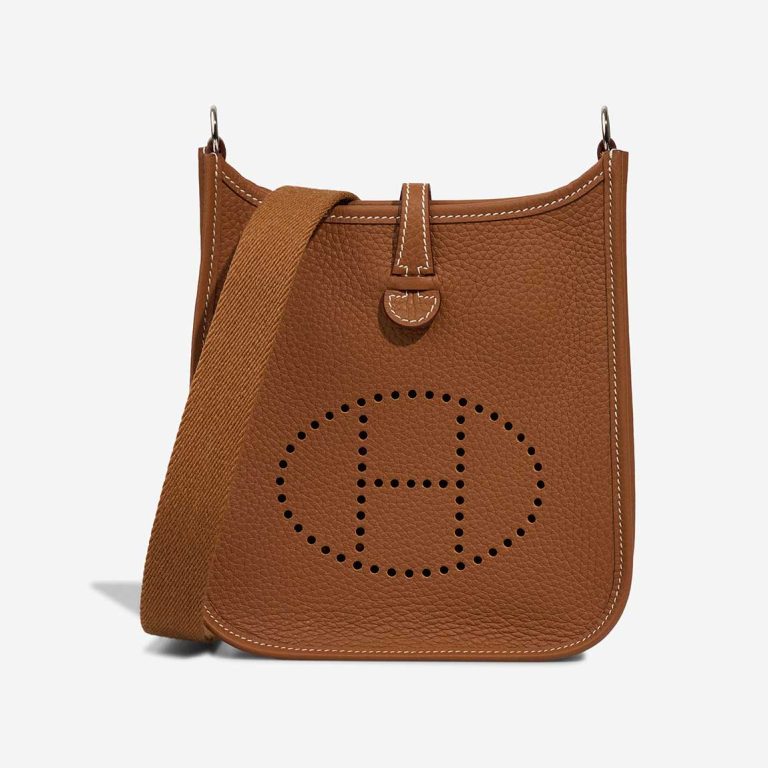 Hermès Evelyne 16 Clémence Gold Front | Sell your designer bag