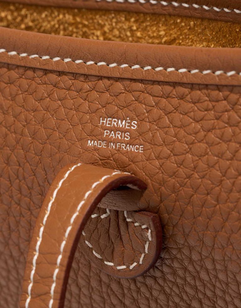 Hermès Evelyne 16 Clémence Gold Logo | Sell your designer bag