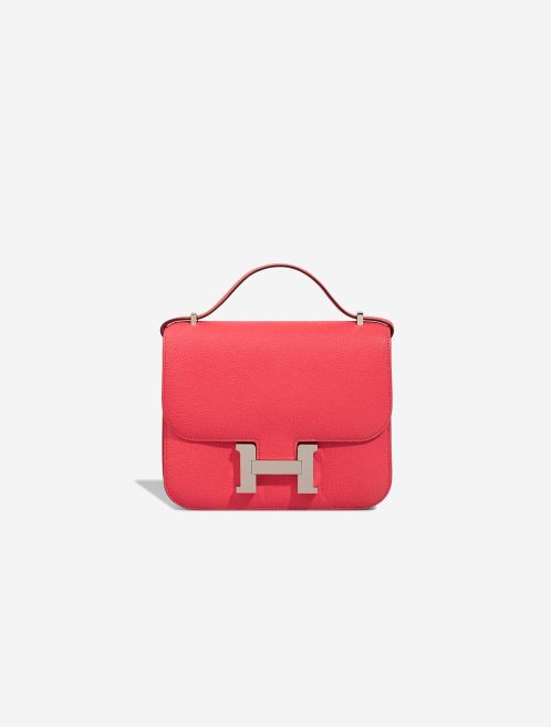 Hermès Constance 18 Chèvre Mysore Rose Texas Front | Sell your designer bag