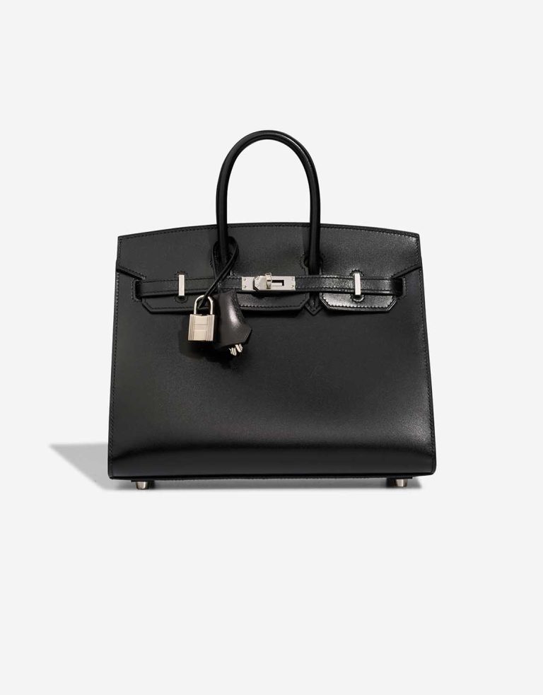 Hermès Birkin 25 Box Black Front | Sell your designer bag