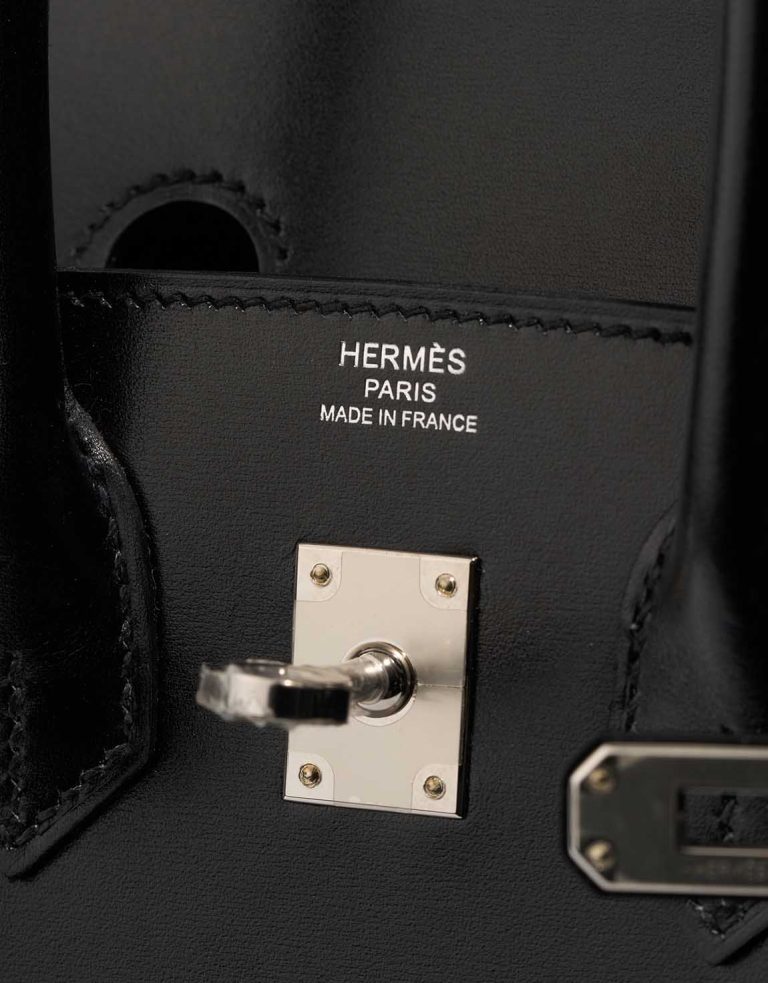 Hermès Birkin 25 Box Black Logo | Sell your designer bag