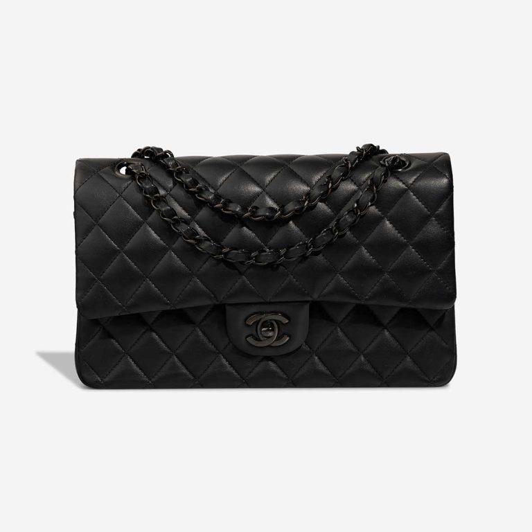 Chanel Timeless Medium Lamb Black Front | Sell your designer bag