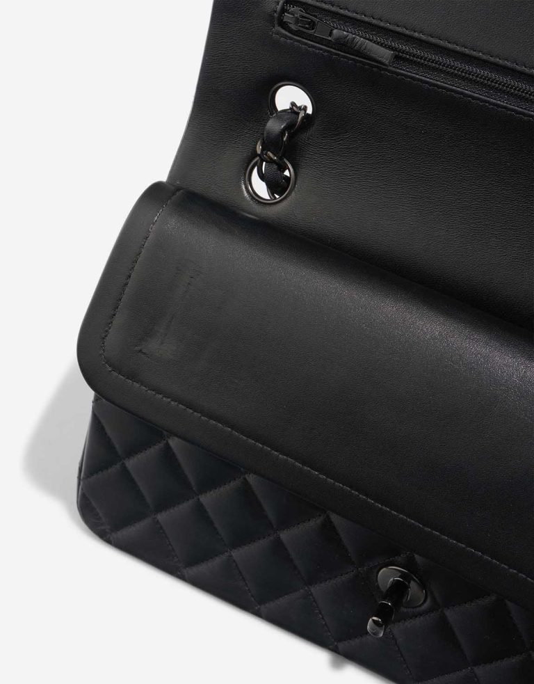 Chanel Timeless Medium Lamb Black Signs of wear | Sell your designer bag
