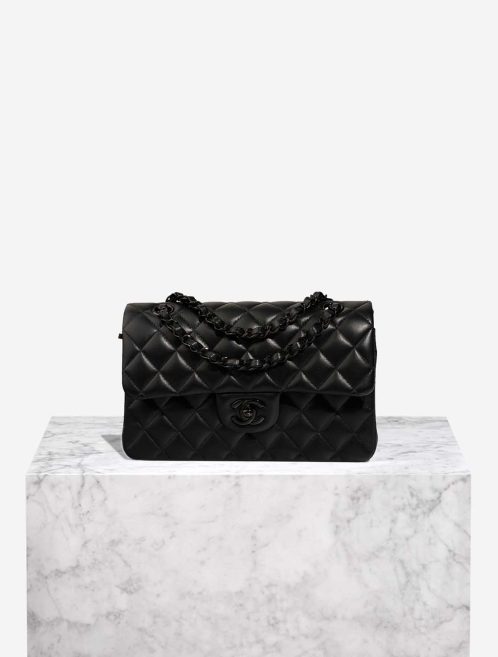 Chanel Timeless Small Lamb Black Front | Sell your designer bag