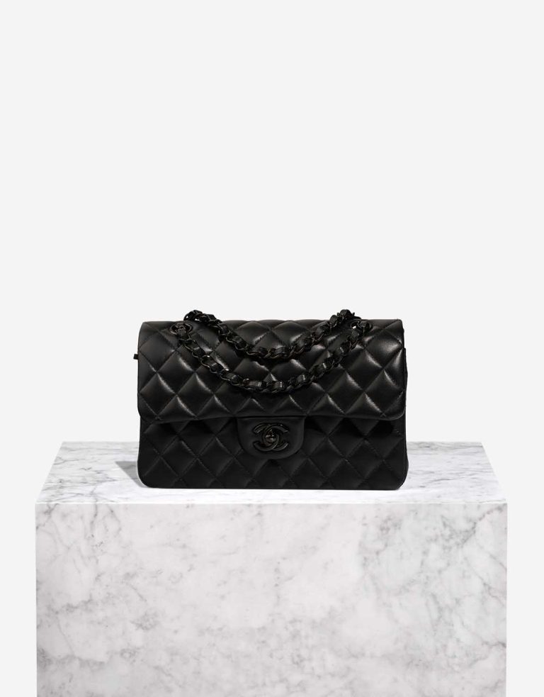 Chanel Timeless Small Lamb Black Front | Sell your designer bag