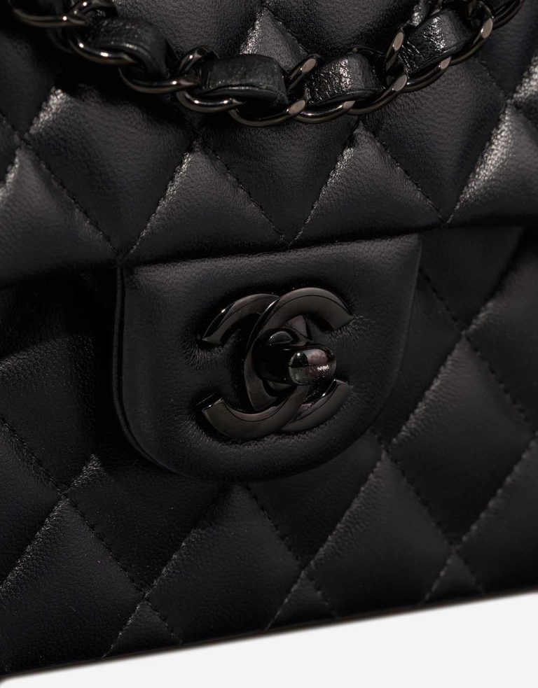 Chanel Timeless Small Lamb Black Closing System | Sell your designer bag