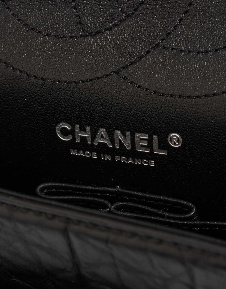Chanel 2.55 Reissue 226 Crinkled Calf Black Logo | Sell your designer bag