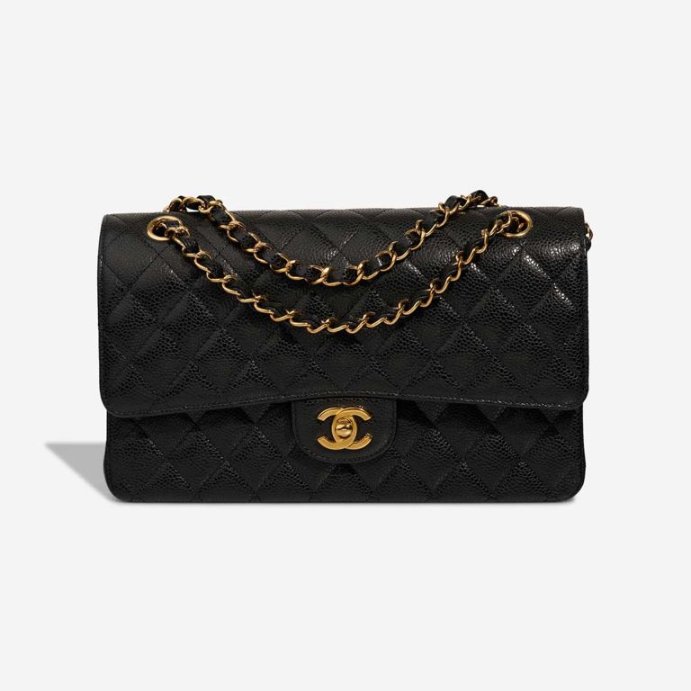 Chanel Timeless Medium Caviar Black Front | Sell your designer bag