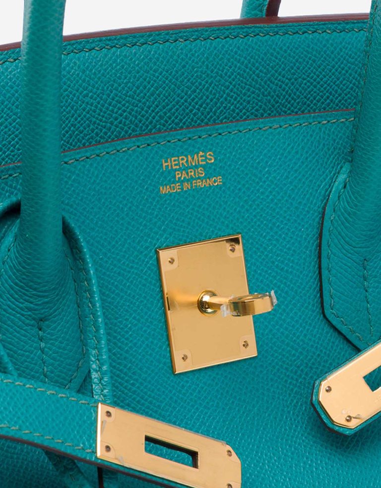 Hermès Birkin 35 Epsom Bleu Paon Front | Sell your designer bag