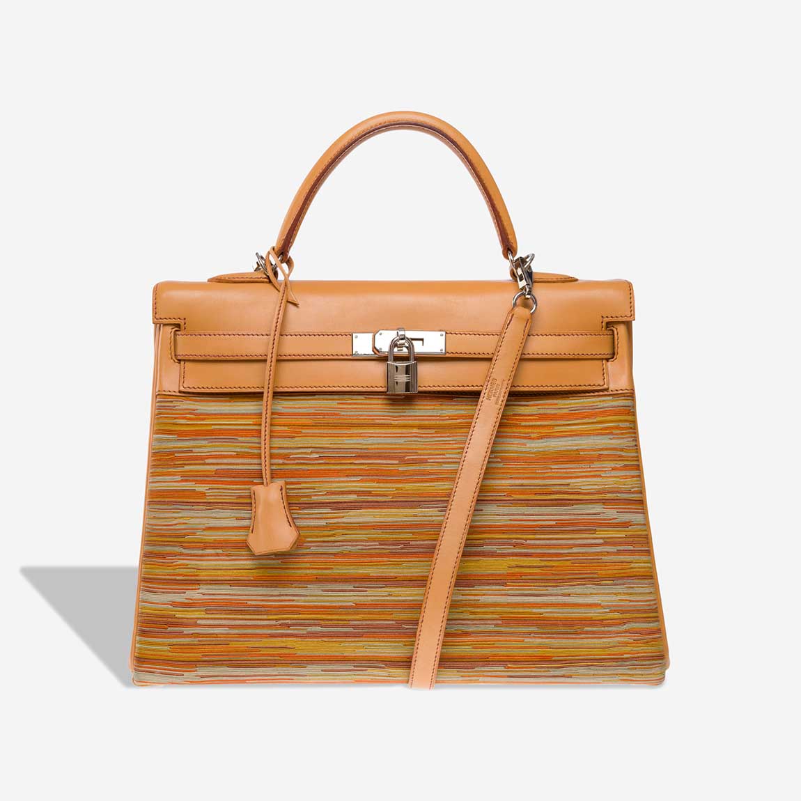 Hermès Kelly 35 Vibrato Swift Naturel / Multicolor | SACLÀB