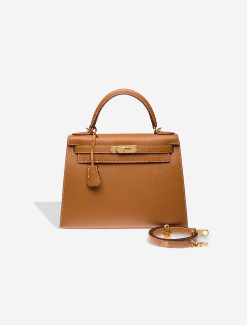 Hermès Kelly 28 Epsom Gold Front | Sell your designer bag