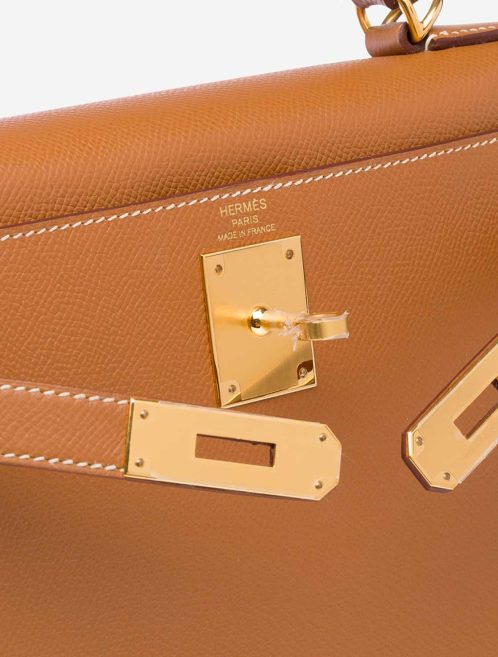 Hermès Kelly 28 Epsom Gold Closing System | Sell your designer bag