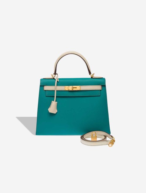 Hermès Kelly 28 Epsom Vert Véronèse Front | Sell your designer bag