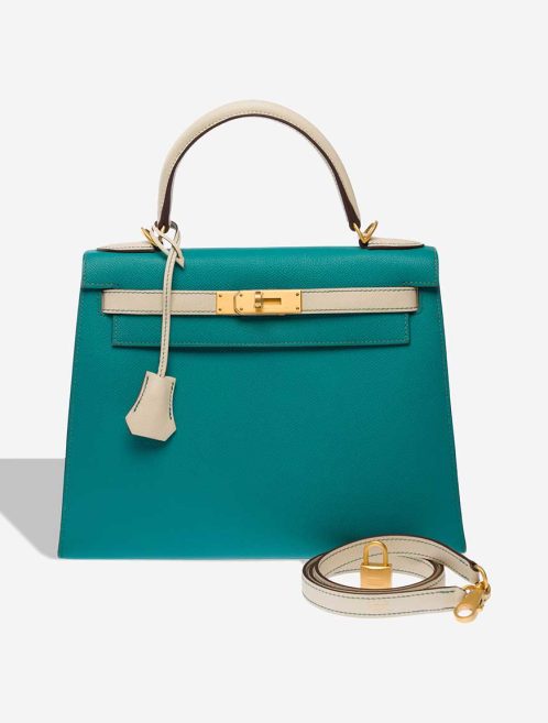 Hermès Kelly 28 Epsom Vert Véronèse Front | Sell your designer bag