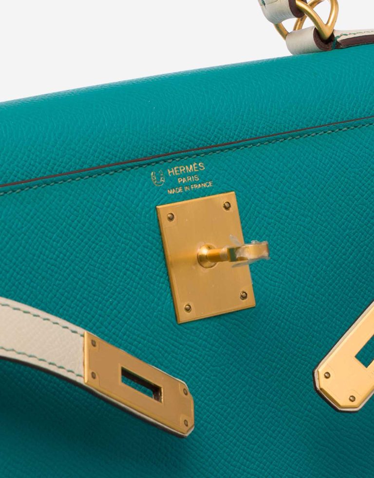 Hermès Kelly 28 Epsom Vert Véronèse Front | Sell your designer bag