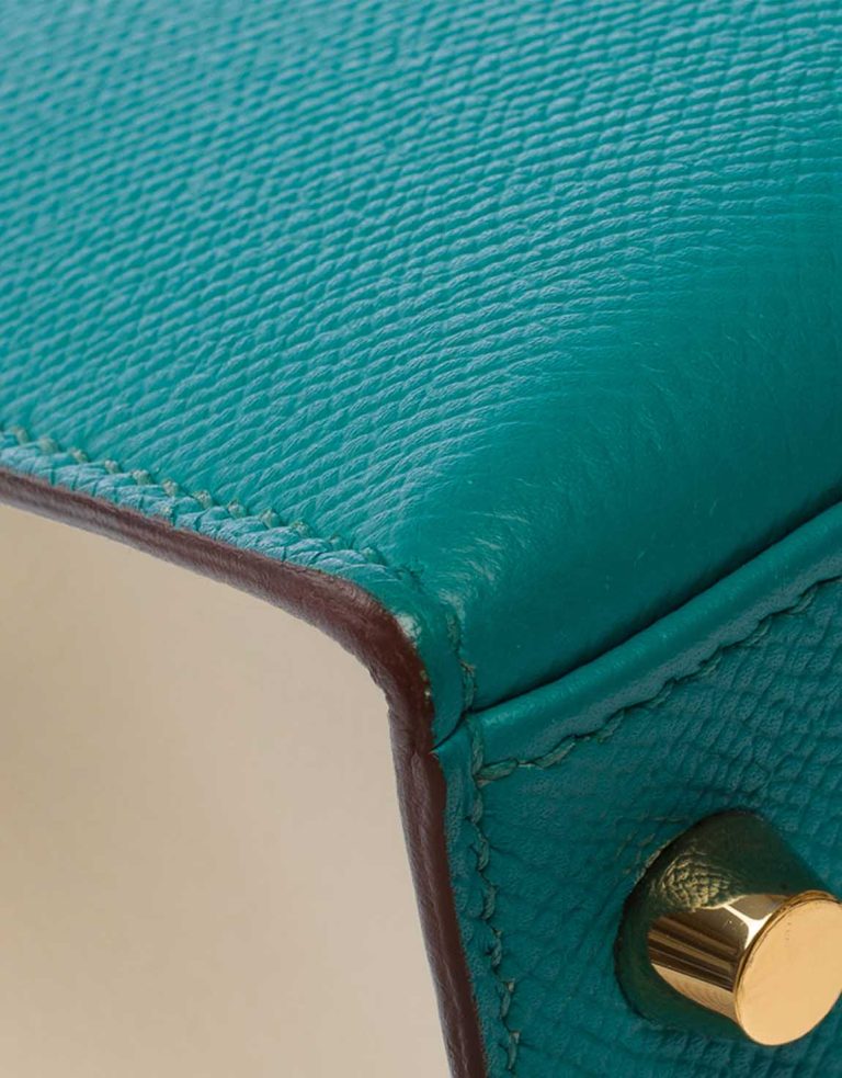 Hermès Kelly 28 Epsom Vert Véronèse Signs of wear | Sell your designer bag