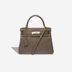 Hermès Kelly 28 Togo Gris Étain Front | Sell your designer bag