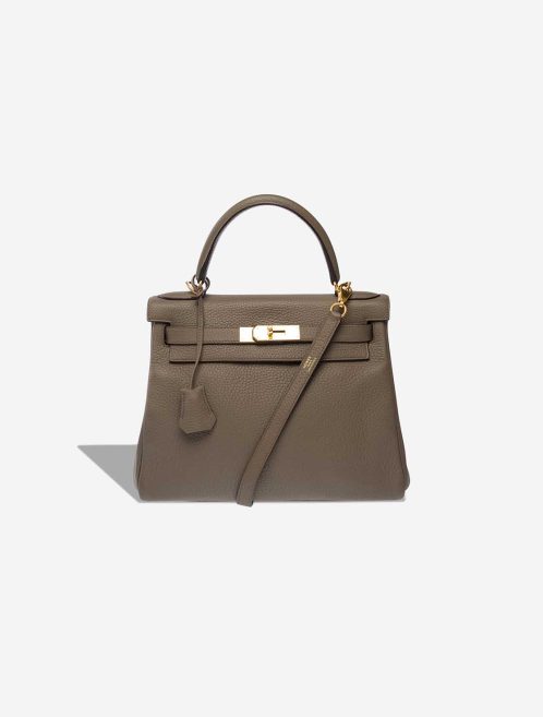 Hermès Kelly 28 Togo Gris Étain Front | Sell your designer bag
