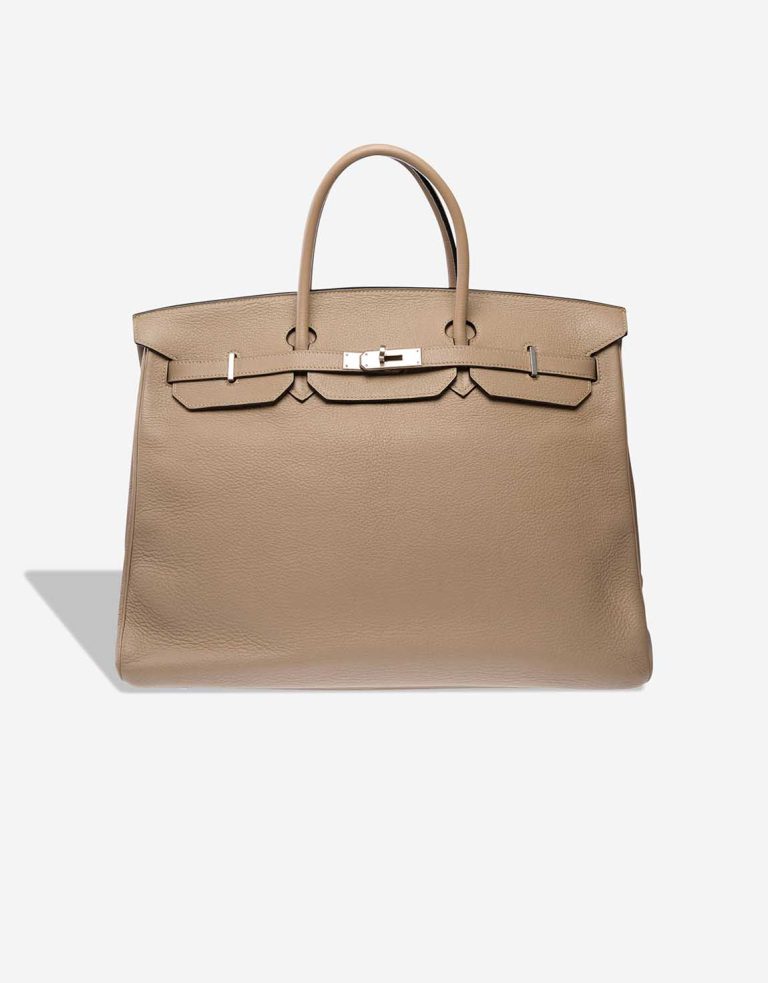 Hermès Birkin 40 Togo Gris Tourterelle Front | Sell your designer bag