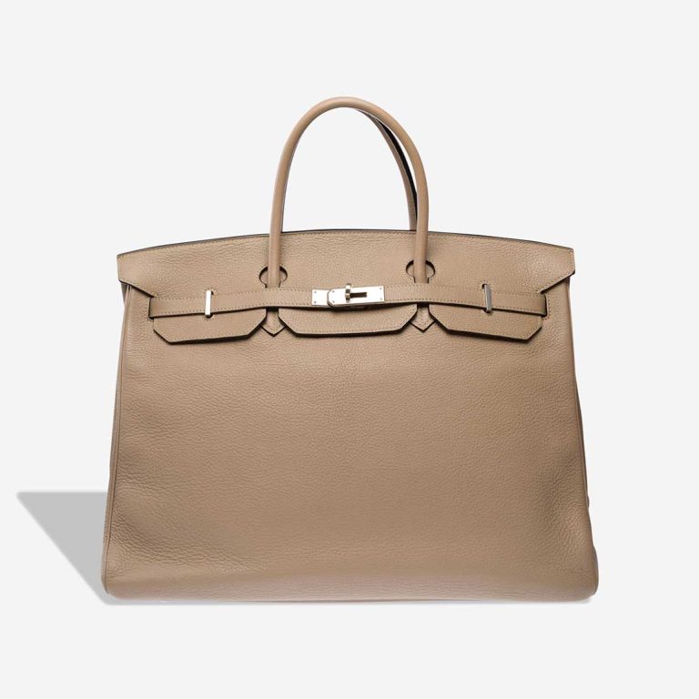 Hermès Birkin 40 Togo Gris Tourterelle Front | Sell your designer bag