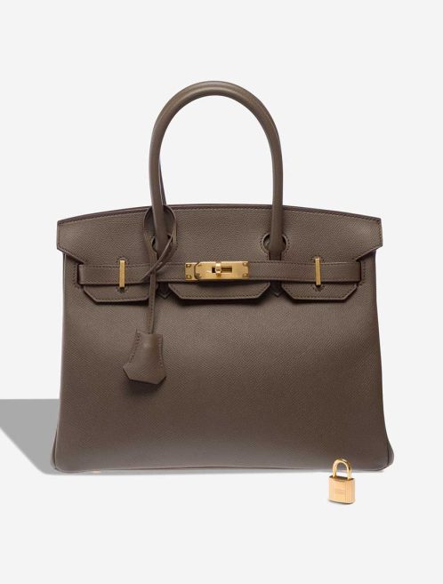 Hermès Birkin 30 Epsom Gris Étain Front | Sell your designer bag