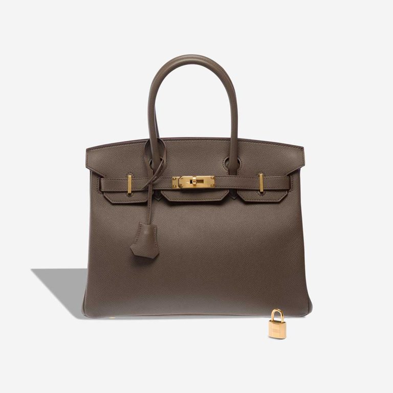 Hermès Birkin 30 Epsom Gris Étain Front | Sell your designer bag
