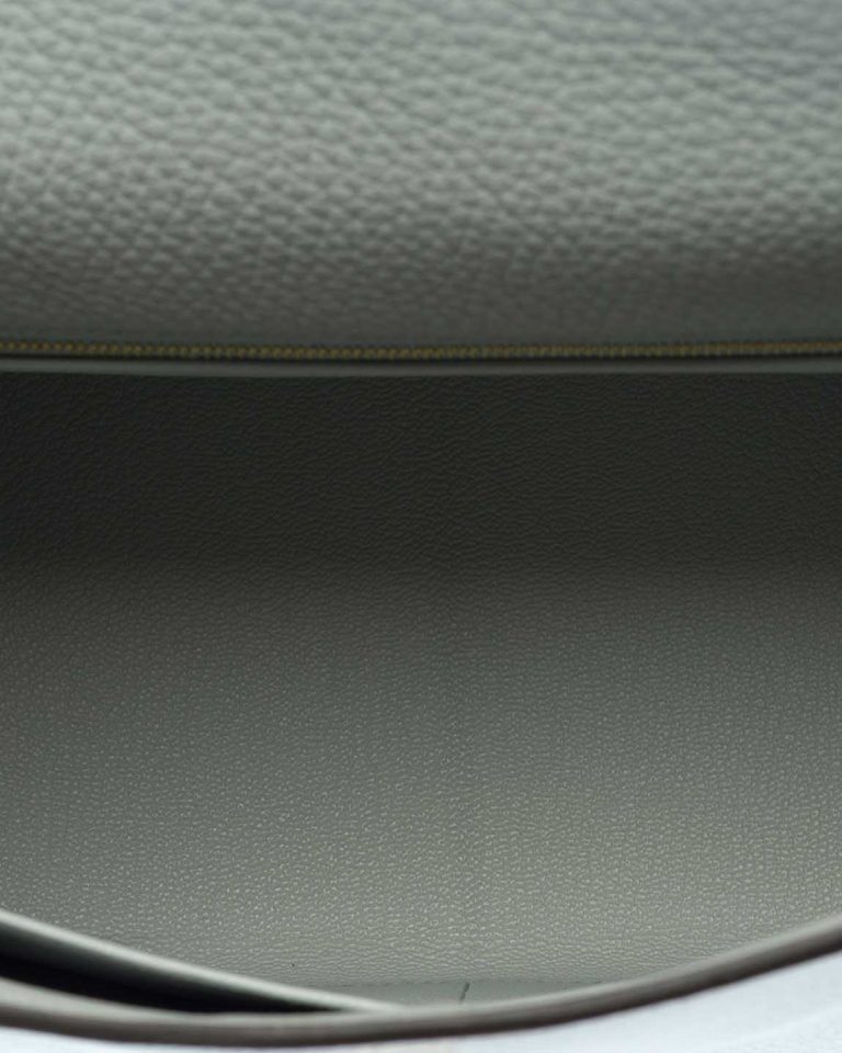 Hermès Kelly 28 Clémence Bleu Pale Inside | Sell your designer bag