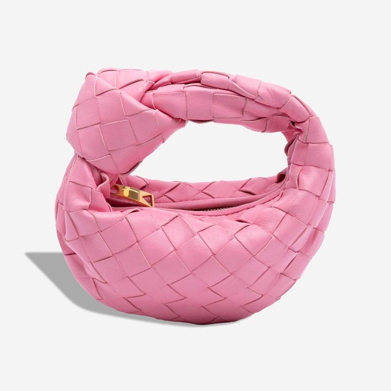 Bottega Veneta Jodie Candy Lamb Pink Front | Sell your designer bag