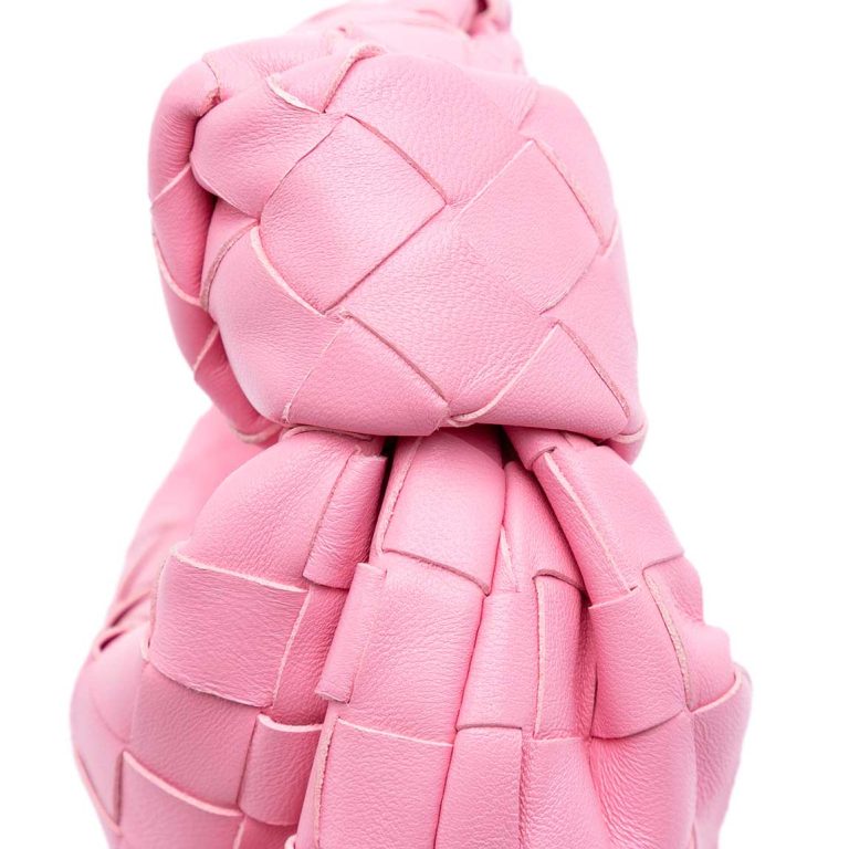 Bottega Veneta Jodie Candy Lamb Pink Signs of wear | Sell your designer bag