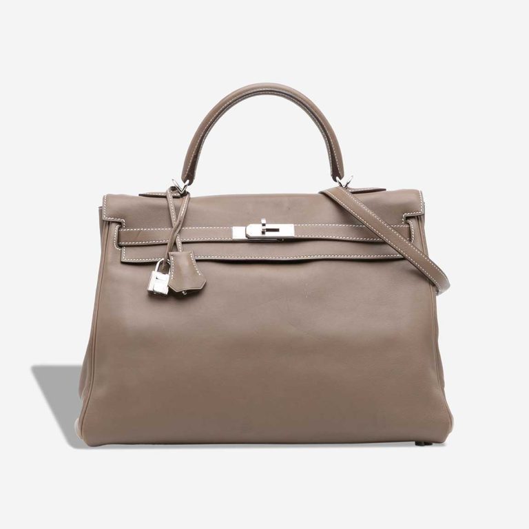 Hermès Kelly 35 Swift Étoupe Front | Sell your designer bag