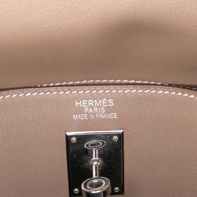 Hermès Kelly 35 Swift Étoupe Logo | Sell your designer bag