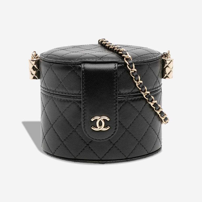 Chanel Vanity Mini Lamb Black Front | Sell your designer bag