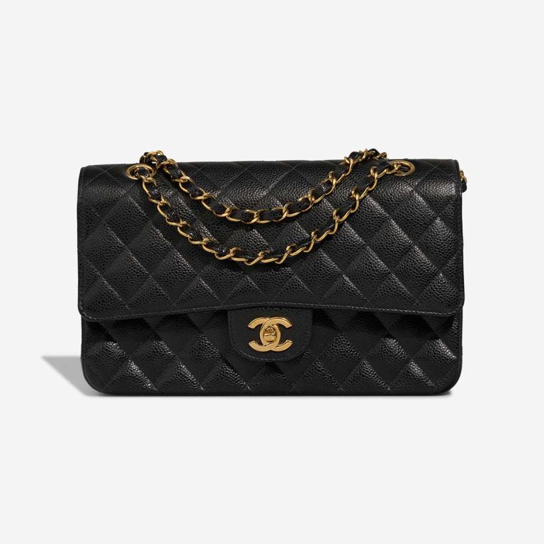 Chanel Timeless Medium Caviar Black Front | Sell your designer bag