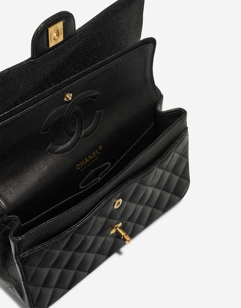 Chanel Timeless Medium Caviar Black Inside | Sell your designer bag