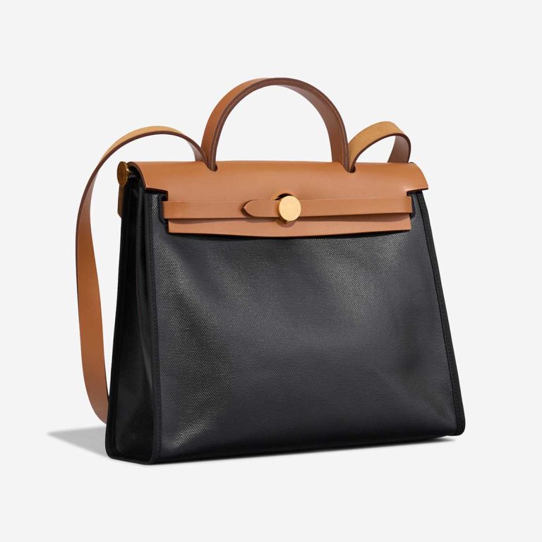 Hermès Herbag 31 Toile / Vache Hunter Black / Naturel | Sell your designer bag