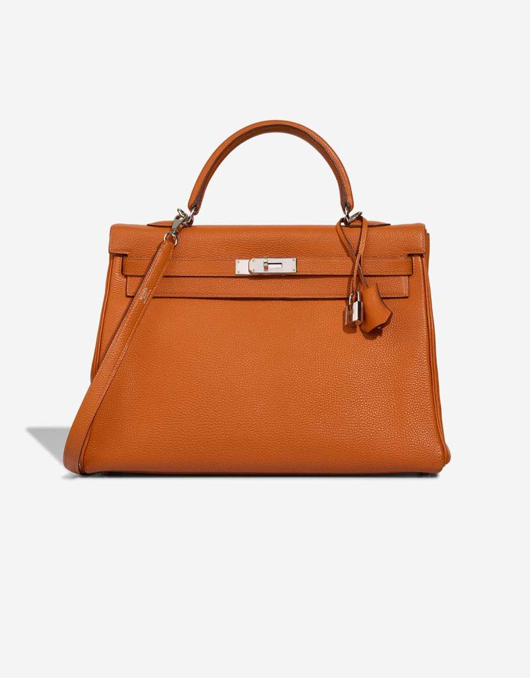 Hermès Kelly 35 Togo Orange Front | Sell your designer bag