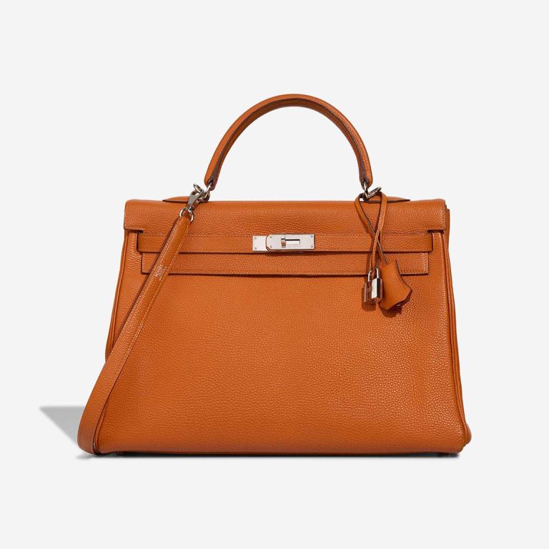 Hermès Kelly 35 Togo Orange Front | Sell your designer bag