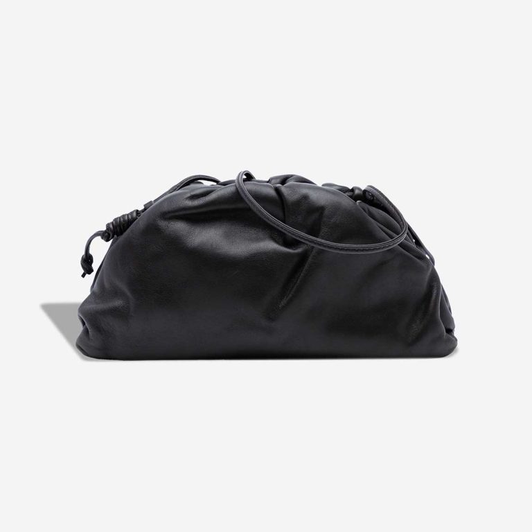 Bottega Veneta Pouch Mini Lamb Black Front | Sell your designer bag