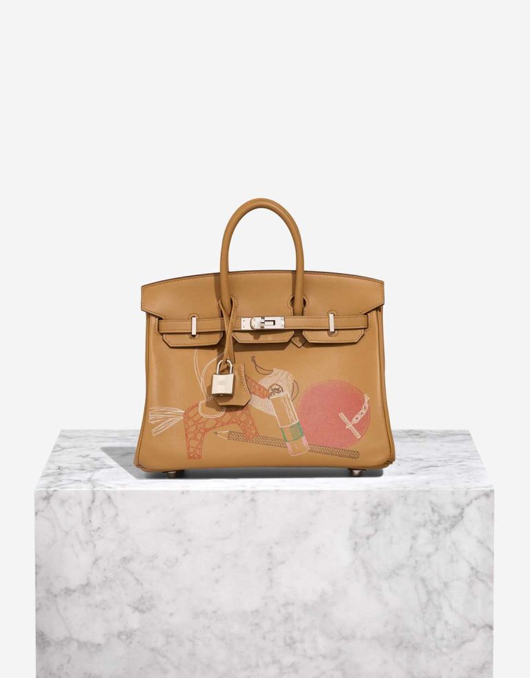 Hermès Birkin In and Out 25 Swift Biscuit Front | Sell your designer bag
