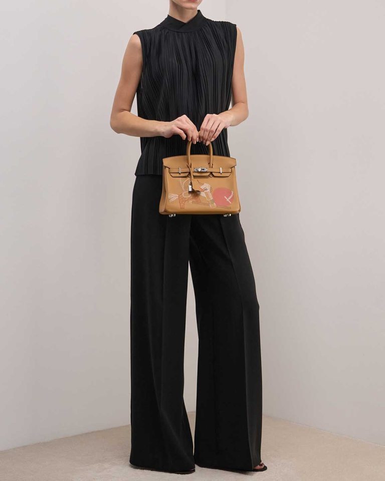 Hermès Birkin In and Out 25 Swift Biscuit Front | Sell your designer bag