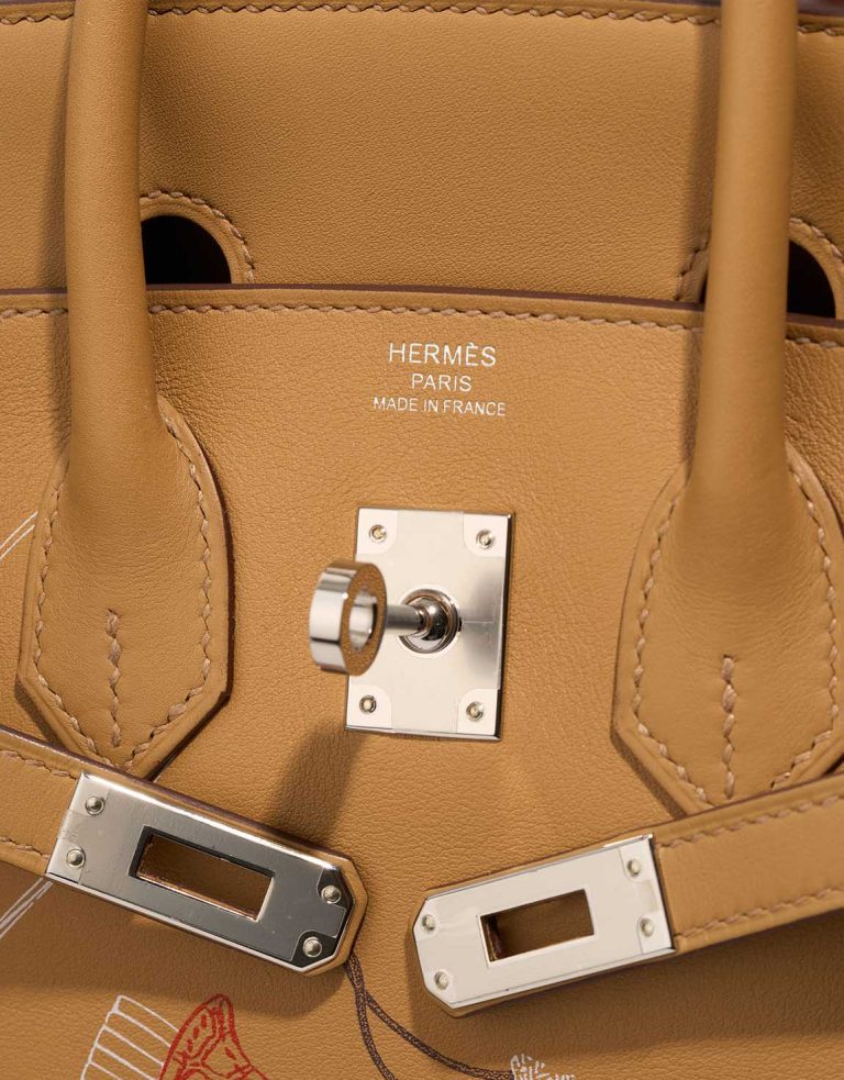 Hermès Birkin In and Out 25 Swift Biscuit Logo | Sell your designer bag