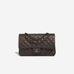 Chanel Timeless Medium Lamb Dark Grey Front | Sell your designer bag