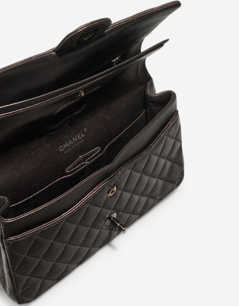 Chanel Timeless Medium Lamb Dark Grey Inside | Sell your designer bag