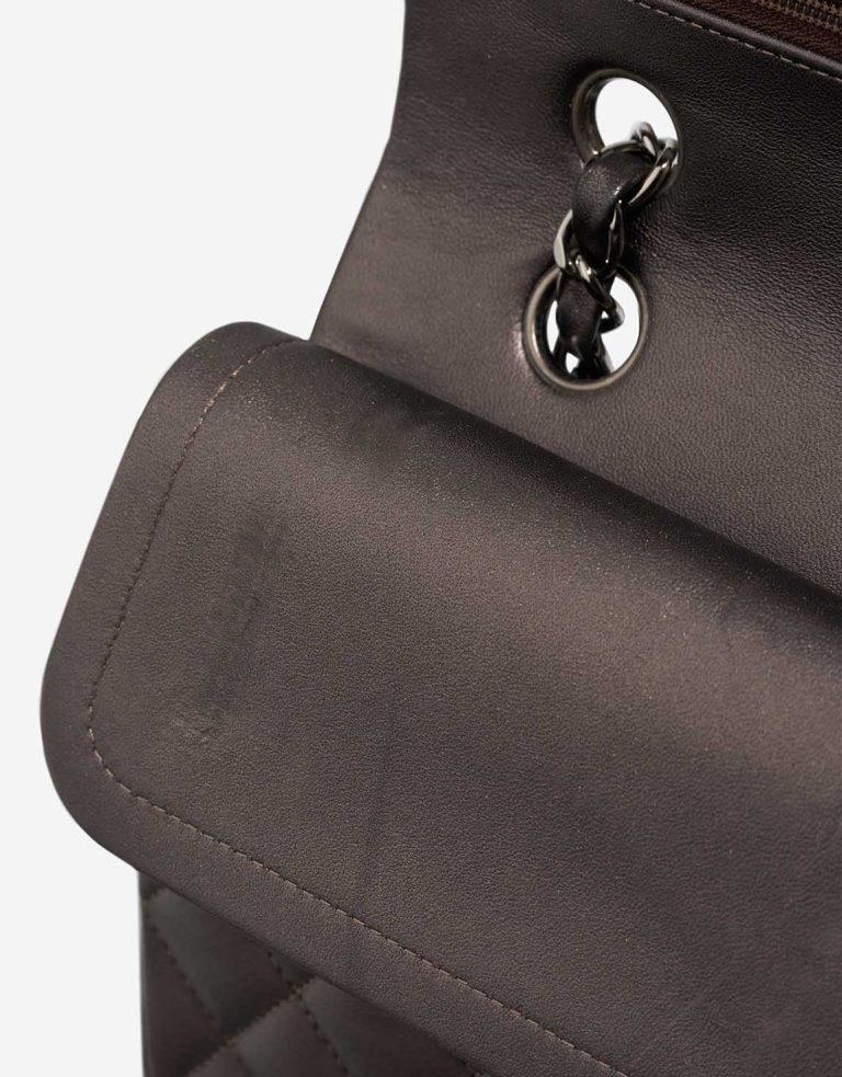 Chanel Timeless Medium Lamb Dark Grey Signs of wear | Sell your designer bag