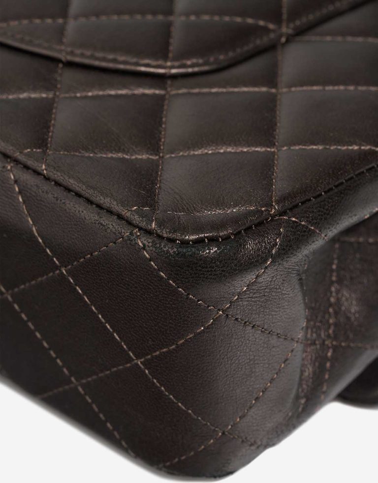 Chanel Timeless Medium Lamb Dark Grey Signs of wear | Sell your designer bag