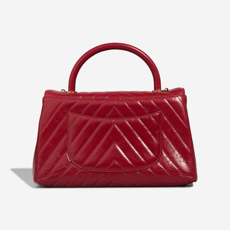 Chanel Timeless Handle Medium Crinkled Calf Red | Sell your designer bag