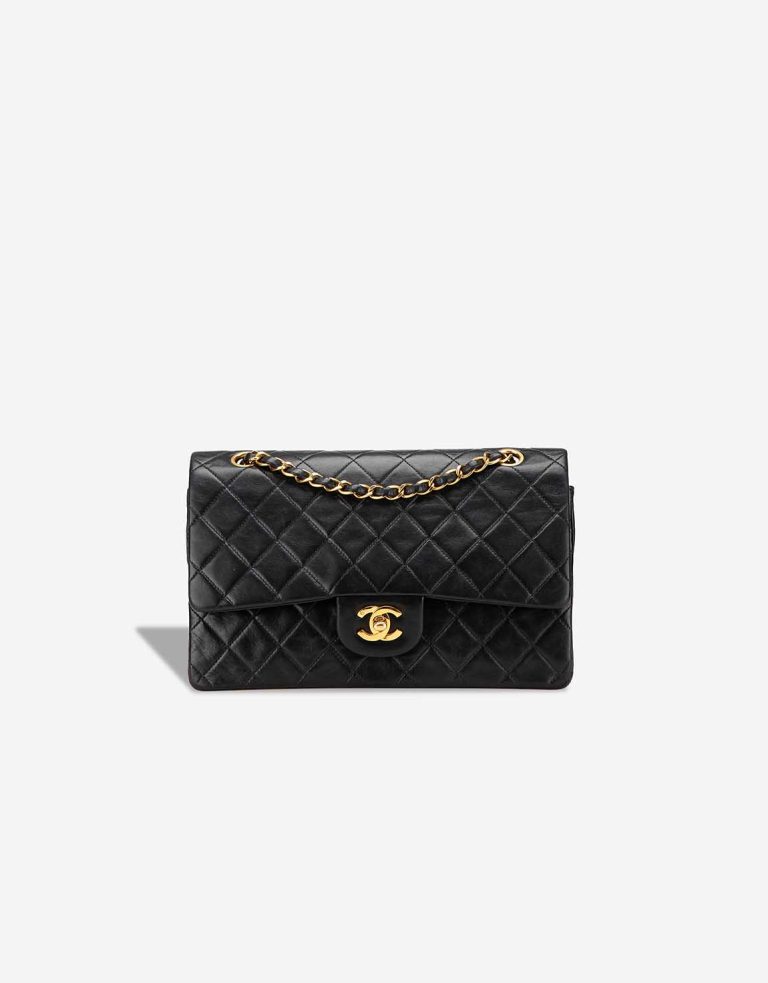 Chanel Timeless Medium Lamb Black Front | Sell your designer bag