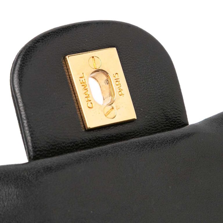 Chanel Timeless Medium Lamb Black Front | Sell your designer bag