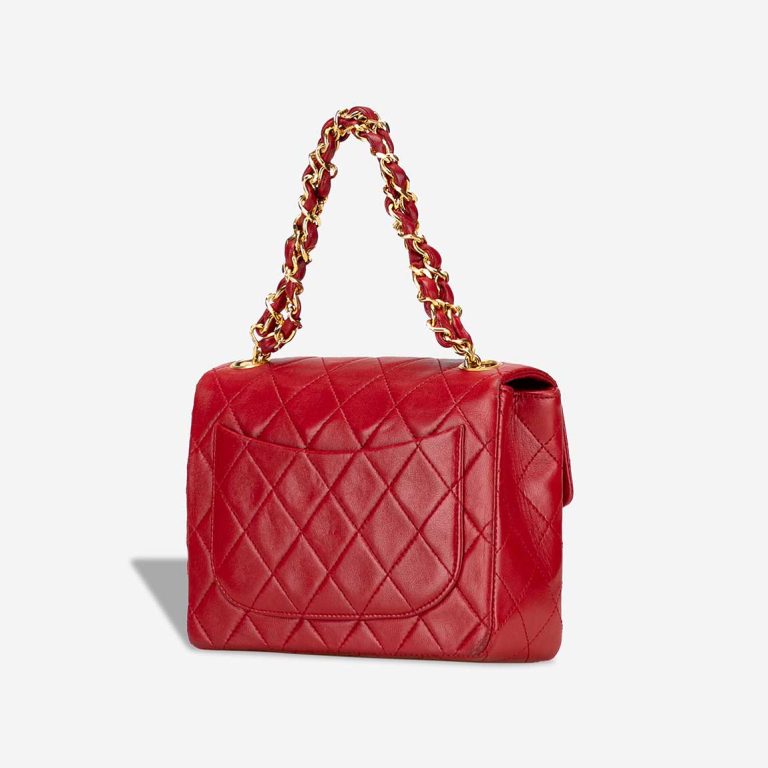 Chanel Timeless Mini Square Lamb Red | Sell your designer bag